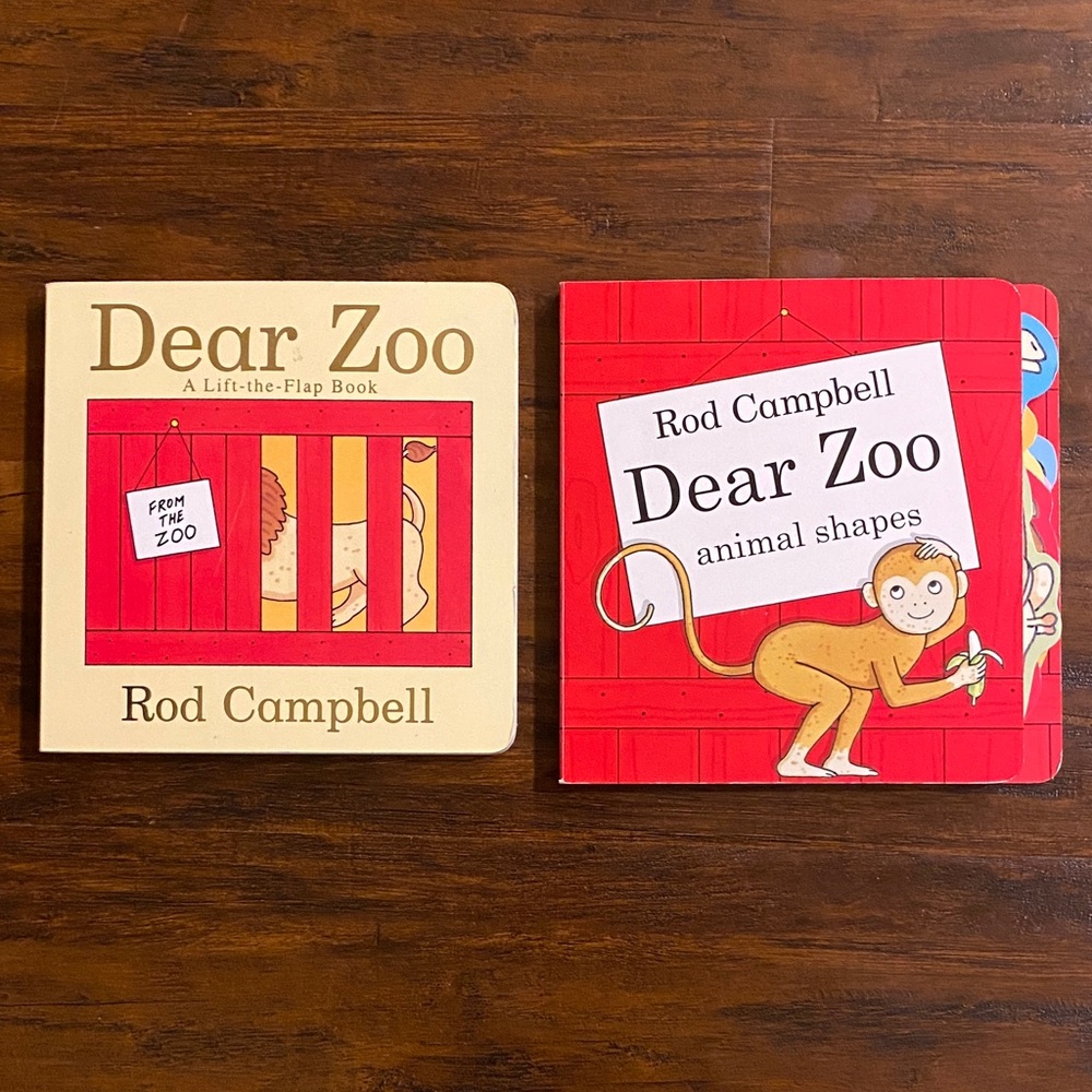 5/$10 Kids Book | Rod Campbell Dear Zoo Lift the Flap + Dear Zoo Animal Shapes